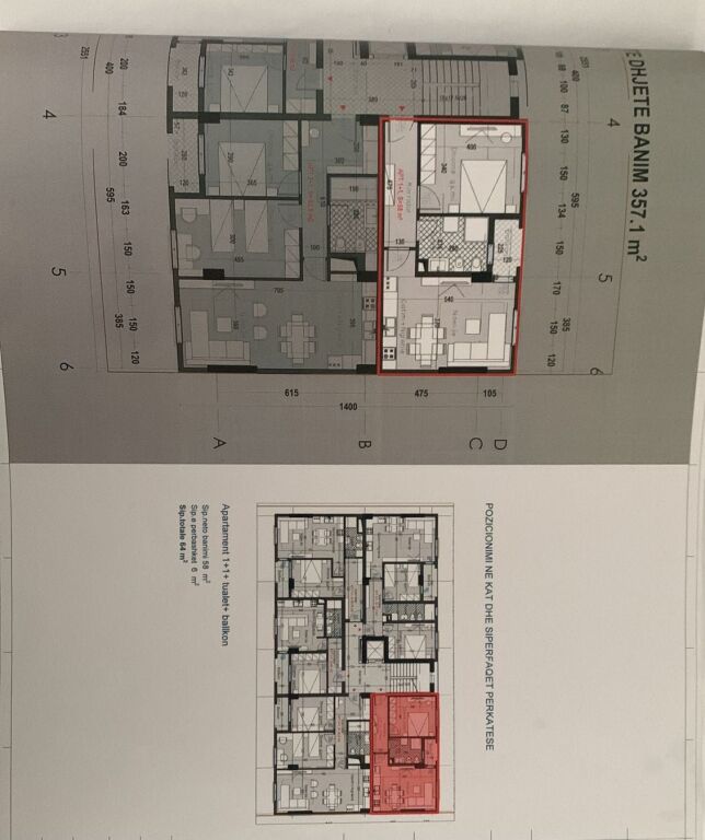 Shitet Apartament 1+1