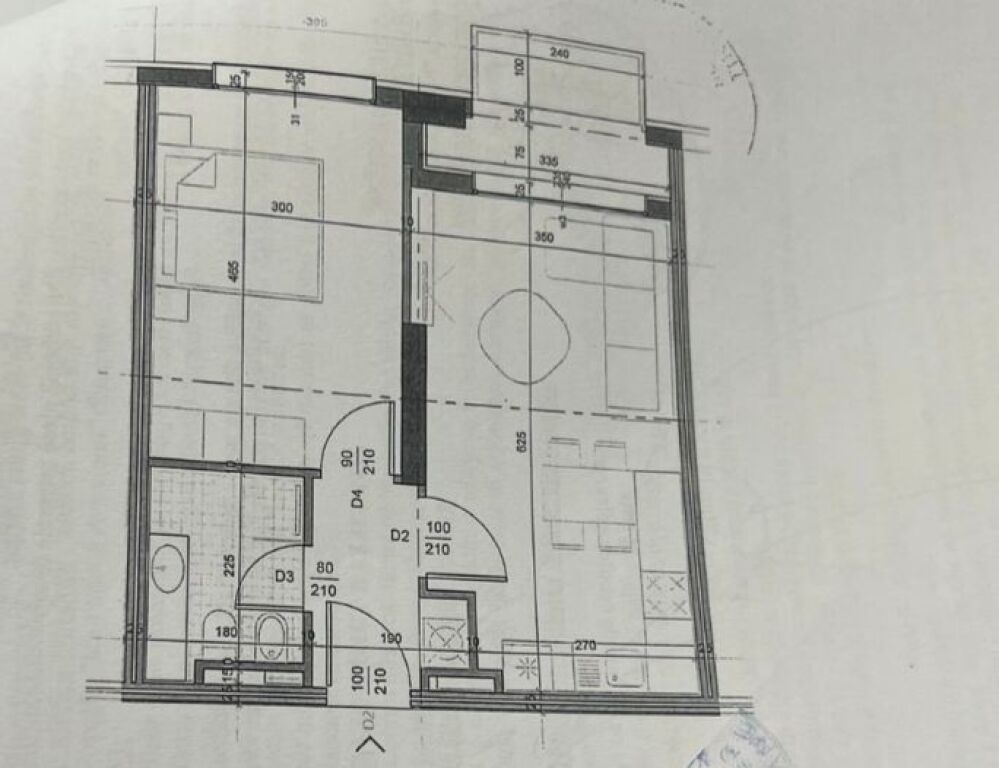 SHITET APARTAMENT 1+1 ISH FUSHA E AVIACIONIT 86.000 EURO FH-73108