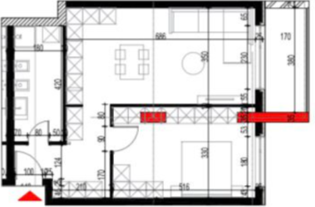 ✅ Apartament 1+1 për Shitje tek Platinum 2 – Paskuqan