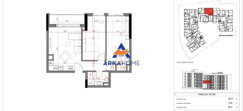 FOR SALE APARTMENT 2+1 "PASKUQAN" 116000 EURO