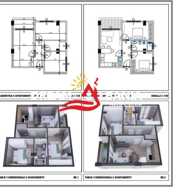 Appartamenti 2+1 a Golem vicino a Epidamn White Sensation (ID 41212224)