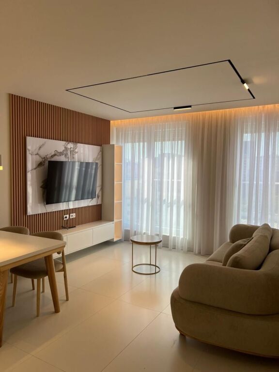 🏢In the Jordan Misja Street area, a 2+1 apartment, newly furnished, is for rent. 75,000 Leke