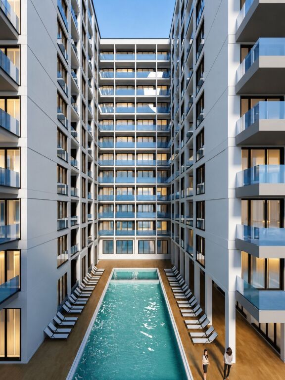 ✅ Appartamento 1+1 in Vendita presso Golden House, Shëngjin