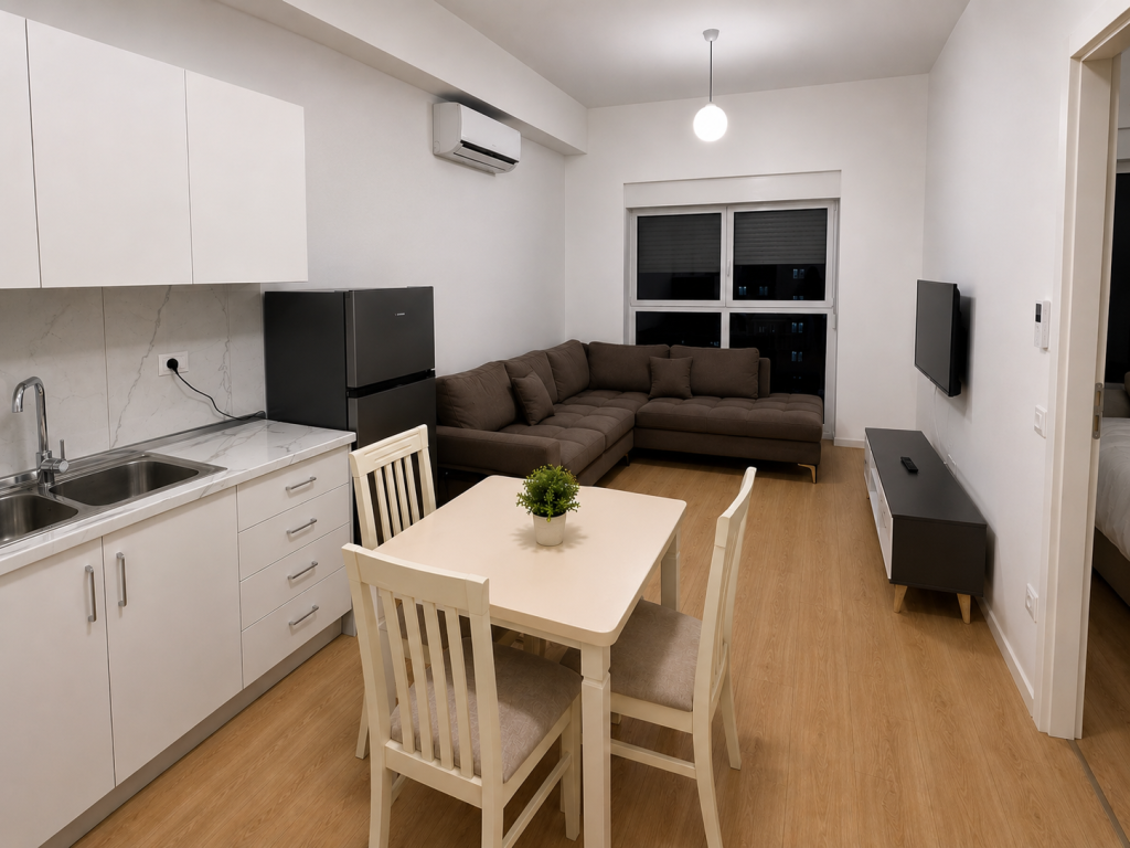 Apartament 1+1 me qira – Kompleksi Mangalem, Kadiu