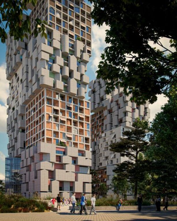 Apartament 2+1+2 ne shitje tek rezidenca Hora Vertikale
