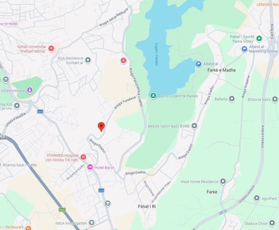 LAND FOR RENT IN FARKE 3700 M2 - TIRANA