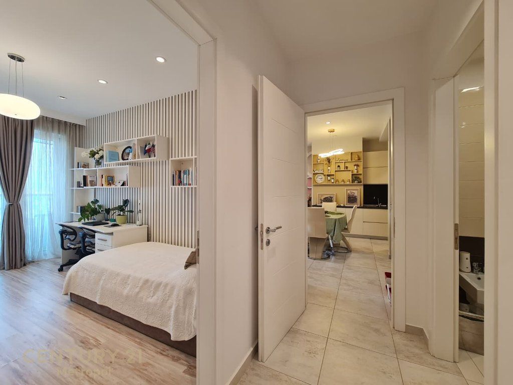 An exclusive 2+1+2 apartment is offered for sale in one of Tirana's most elite towers, Ambasador 3!