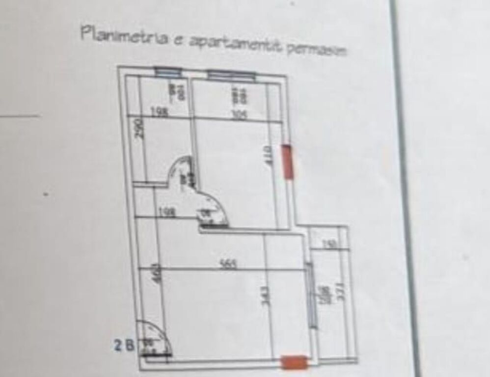SHITET APARTAMENT 1+1 NE GOLEM  64.050 EURO