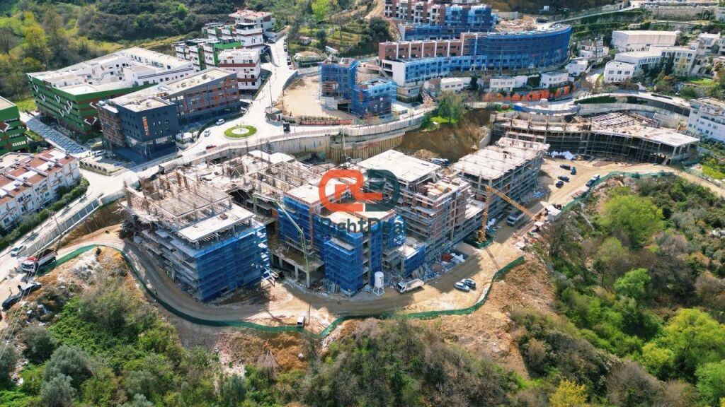 At Kodra E Diellit East Residence, 1+1 Apartment Easily Convertible To 2+1 For Sale !!!