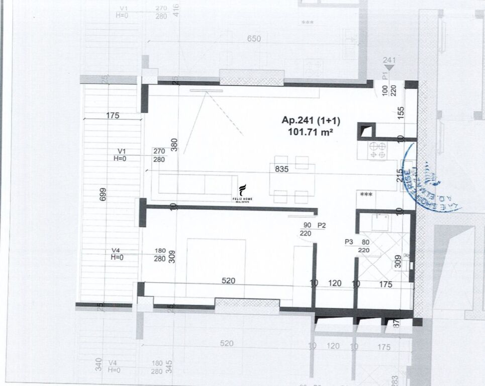 IN VENDITA APPARTAMENTO 1+1 LAPRAKE 27.500.000 LEKE FH-73376