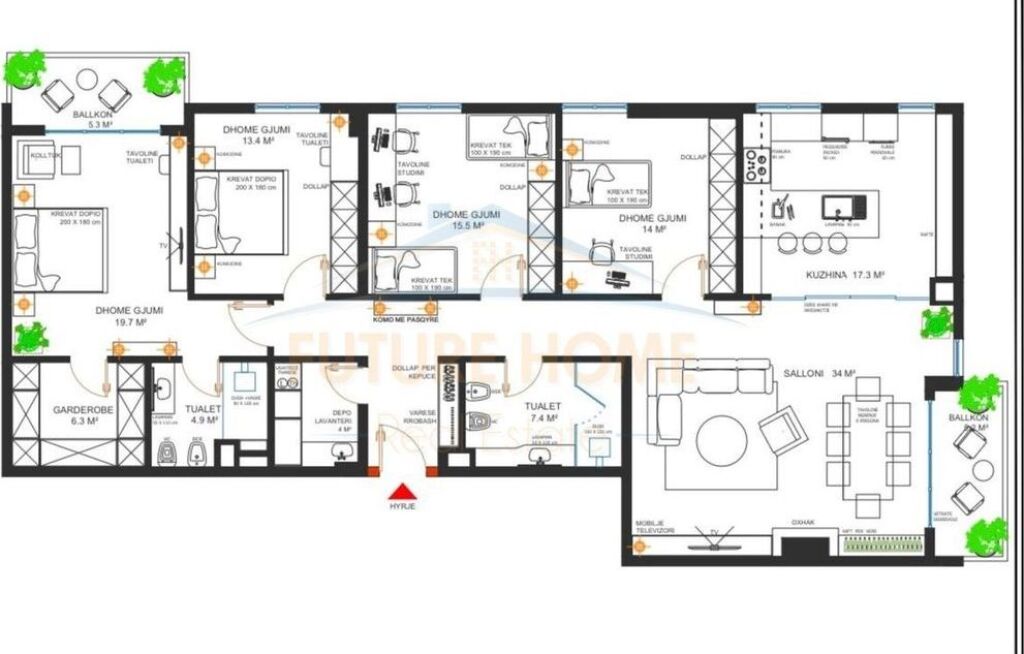 Affitto, Appartamento 4+1+2 + Posto Auto, Green City Astir
