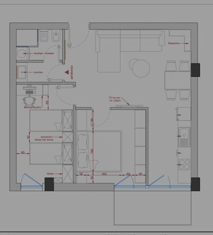 SHITET APARTAMENT 2+1 / Ali Dem, Rr. Idriz Dollaku