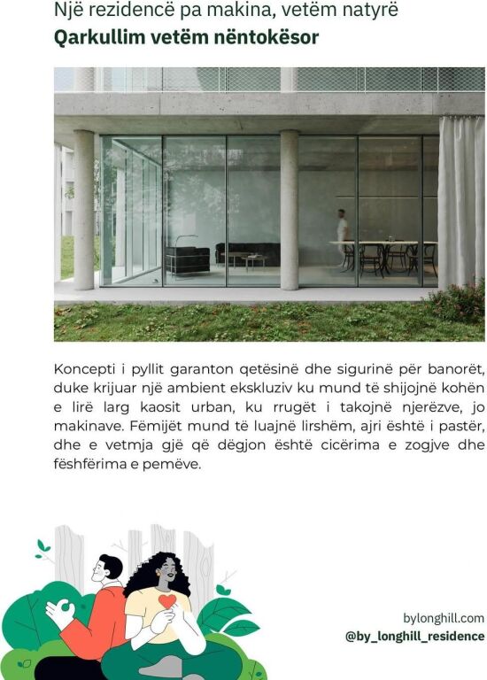 By Long Hill Shitet apartament 2+1+3 Cmim kleringu