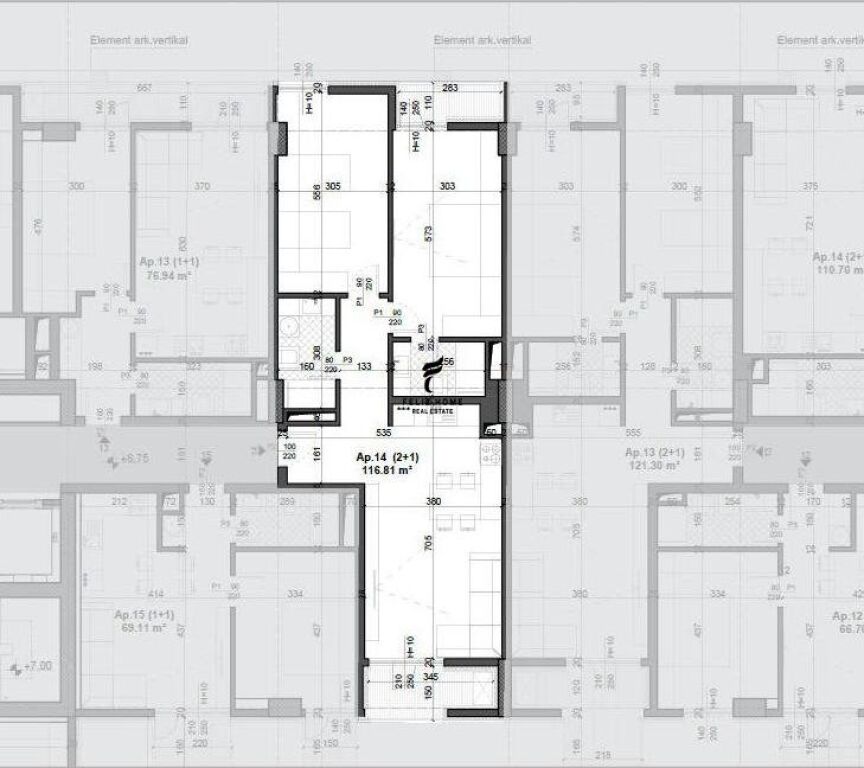 FOR SALE APARTMENT 2+1 AVIATION FIELD 17,000,000 LEKE FH-73367