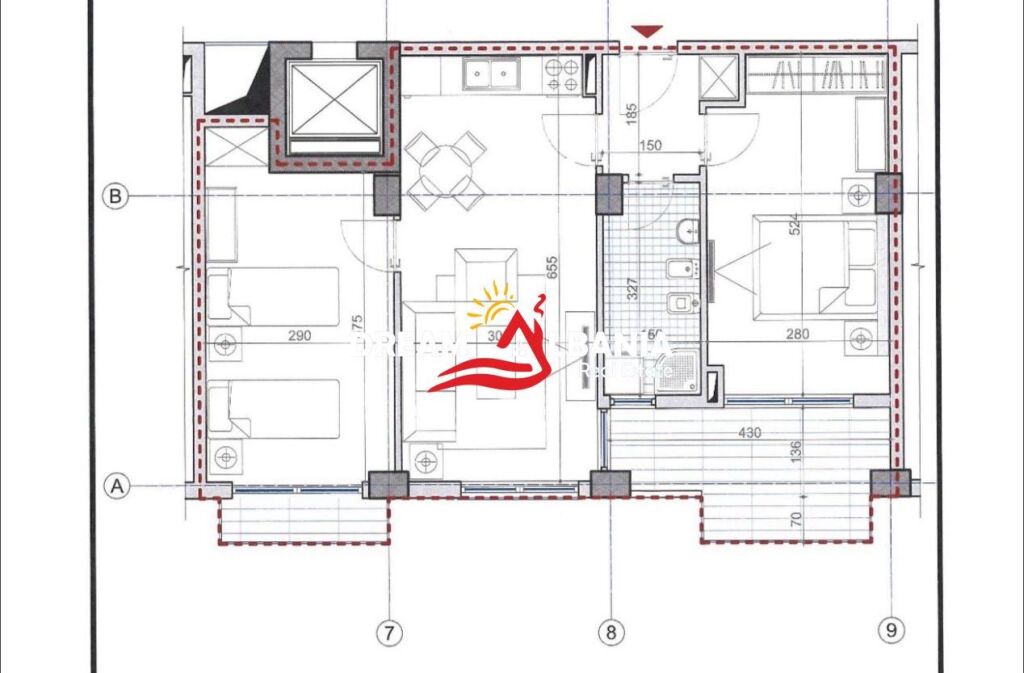 Apartament 2+1 Ne Shitje Ne Shengjin (ID 41212227)