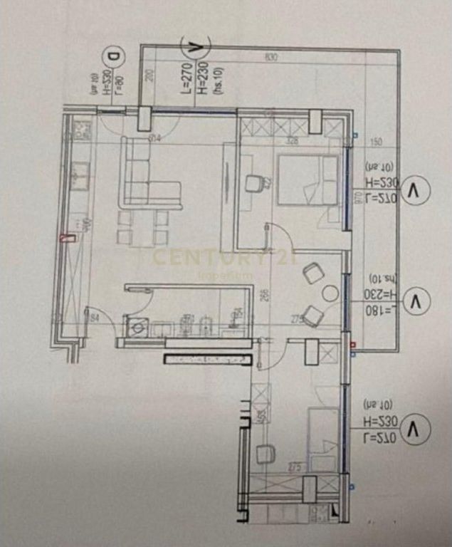 Apartament 2+1+2 për shitje tek Residenca Kodra e Diellit 2! 211,200 €