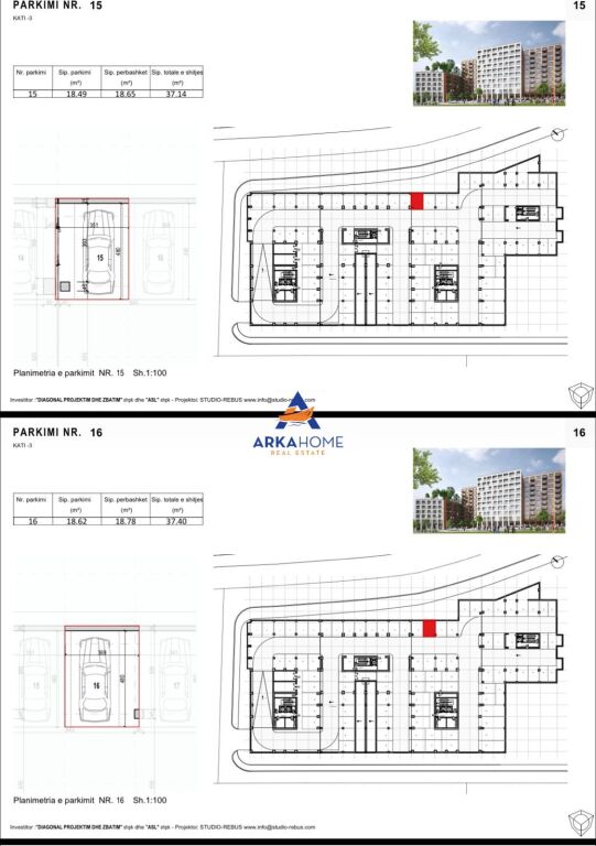 VENDESI 2 GARAGE DA 37M2 "ASL 2" 250000 EURO CIASCUNO