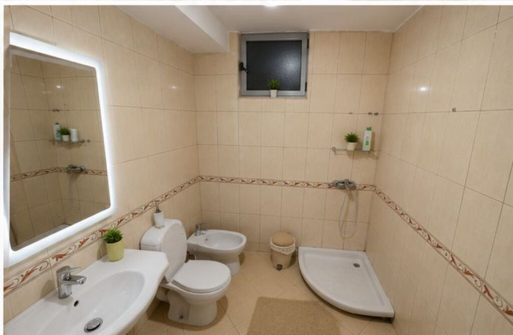Prane Pallatit me shigjeta , jepet me qera apartament 2+1.