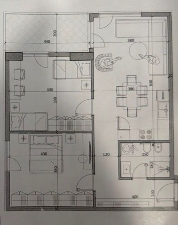 Shesim Apartament 2+1 Okazion, Kamez - Venatino 4 Residence