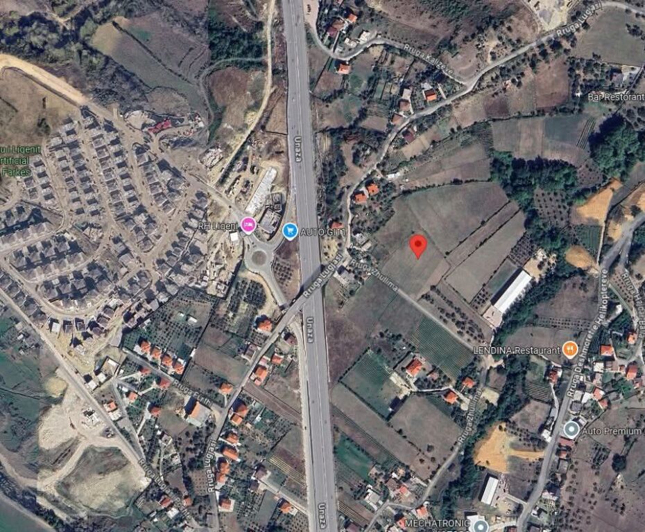 FARKE FOR SALE 1000 M LAND NEAR THE HIGHWAY - TIRANA