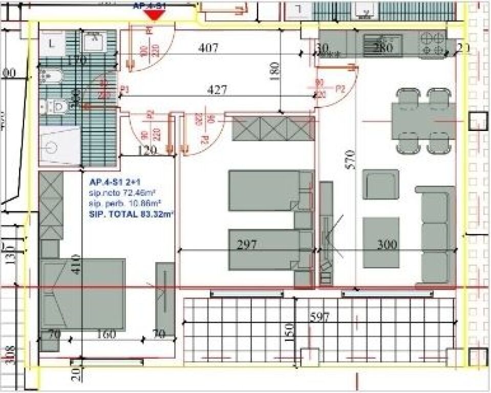 ✅️Appartamento 2+1 in Vendita a Paskuqan
