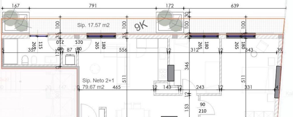 🏡 Appartamento 2+1 in vendita – Ex Campo di Aviazione