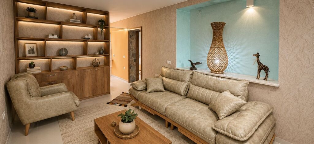 Bllok, jepet me qera apartament 2+1 i mobiluar,
