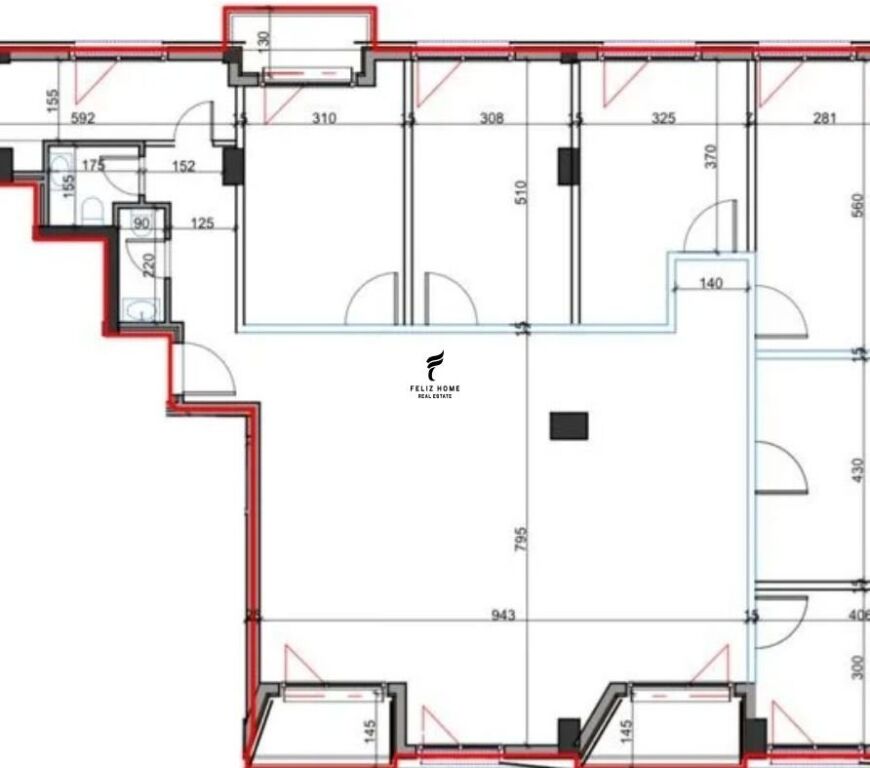 OFFICE FOR RENT 220 M2 JORDAN MISJA 170,000 LEKE FH-73835