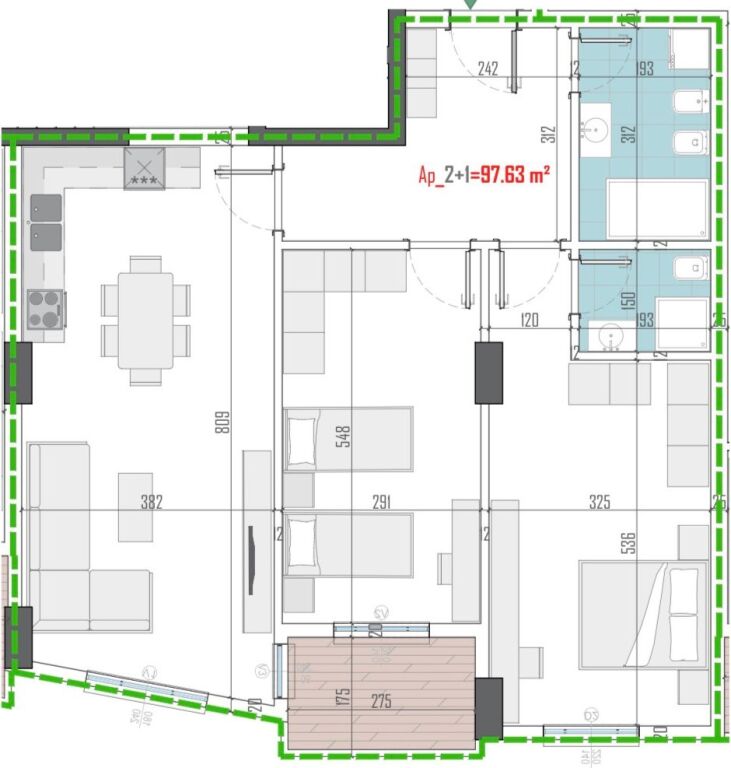 Vendiamo Appartamento 2+1+2 - Arden Hill Residence, Paskuqan