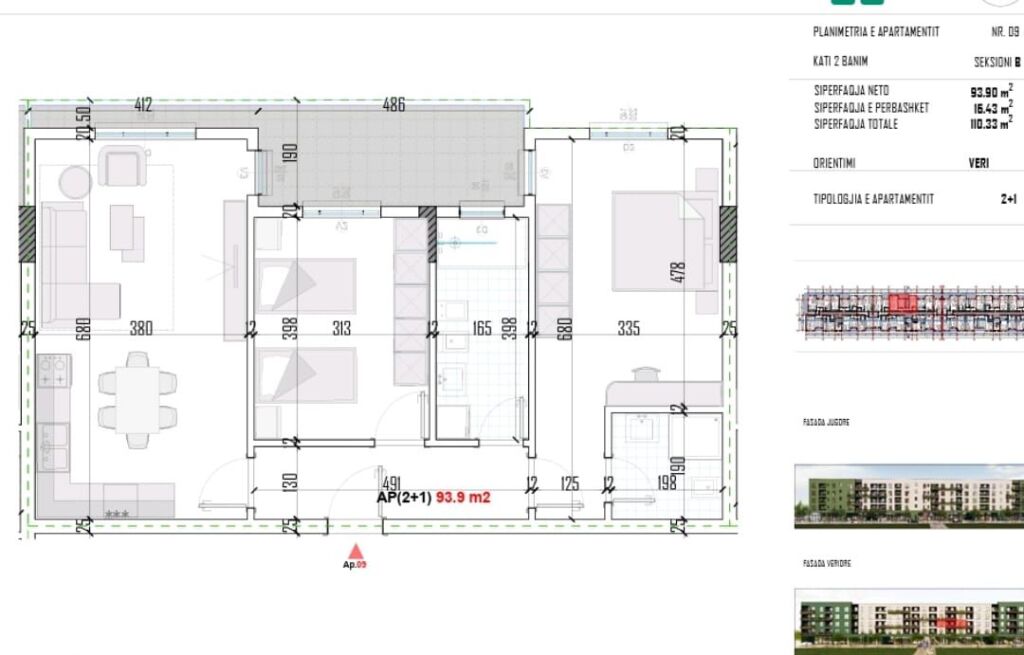 Apartament 2+1+2