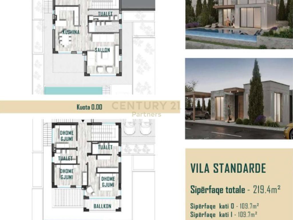 PËR SHITJE, VILË STANDARDE, REZIDENCA SAN NIKOLAS, PALAZH