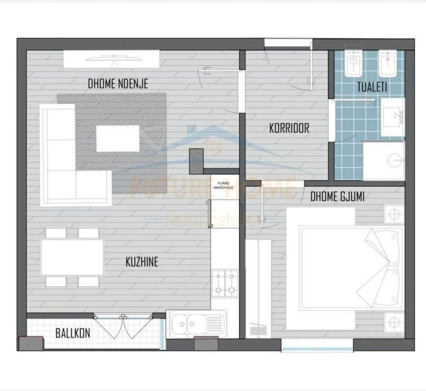 For sale, Apartment 1+1, Sauk, Tirana