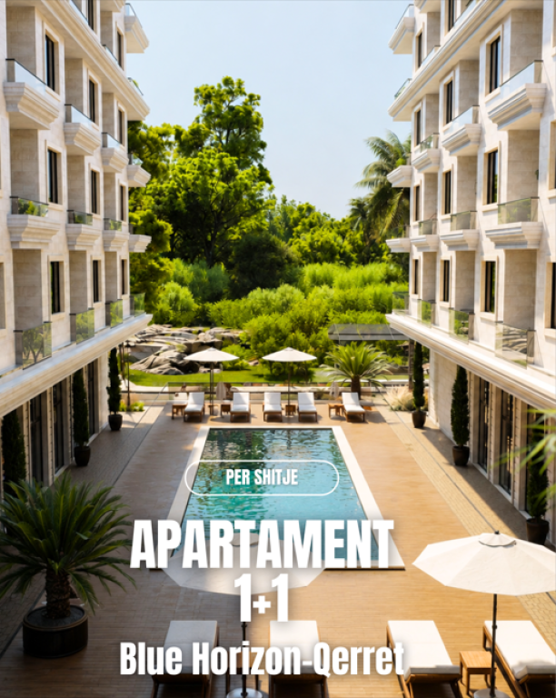 Shitet Apartament 1+1 – Blue Horizon Residence, Qerret
