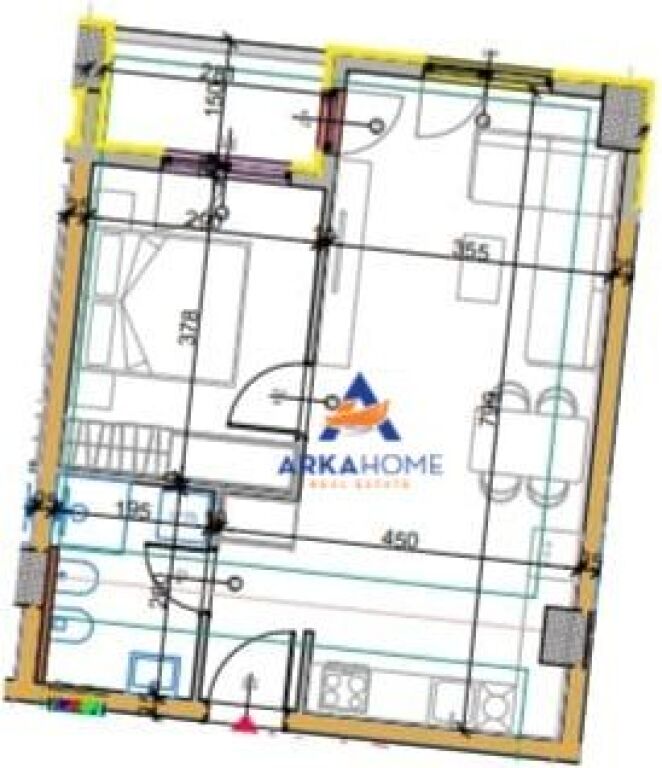 FOR SALE APARTMENT 1+1+BALCONY "ALUNA COMPLEX, PASKUQAN" 82,200 EURO
