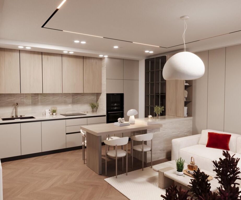 FOR SALE LUXURY EMPTY APARTMENT 2+1 FORMER EXHIBITION TIRANA