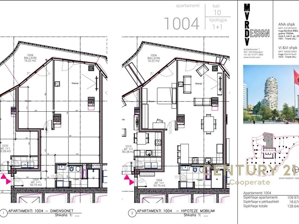 WE SELL 1+1 APARTMENT NEAR TIRANA ROCK