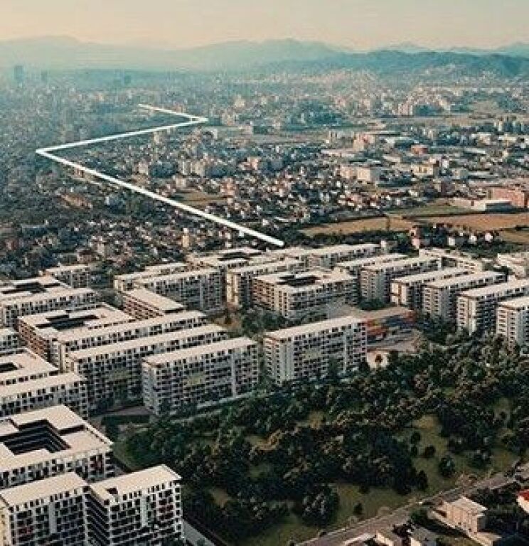 Apartament 1+1 në shitje te Univers City, në një kompleks modern dhe të mirëorganizuar për banim.