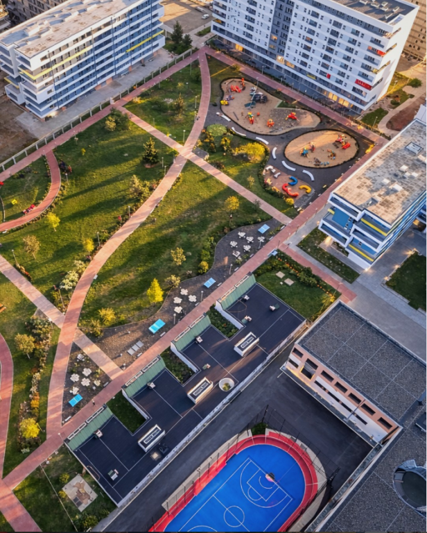 Shitet apartament 3+1+verande tek Univers City