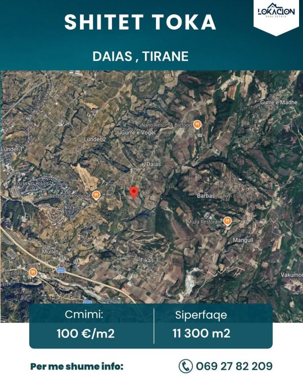 SHITET TOKE 11300 M - DAIAS, TIRANE