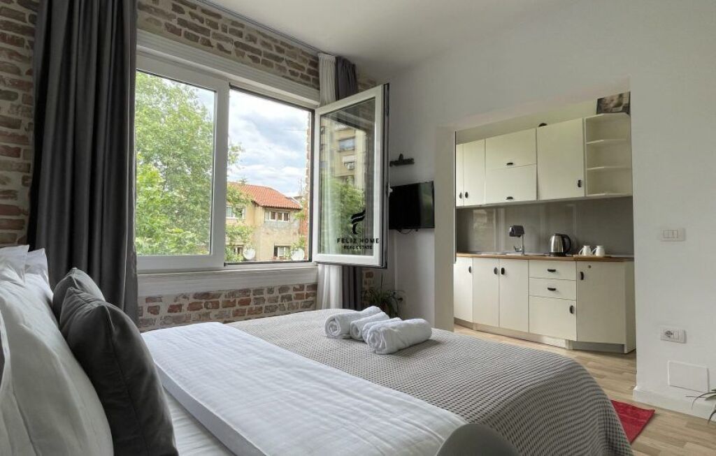 GARSONIERE ME QERA 40M2 MYSLYM SHYR 45.000 LEKE FH-74648