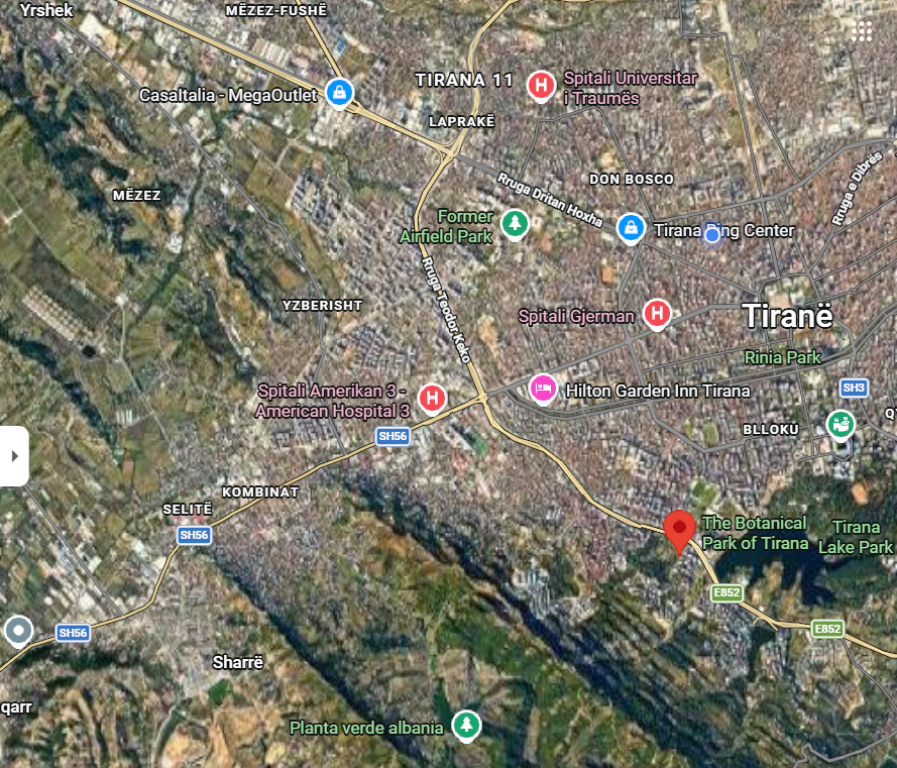 Apartament 1+1 Me Qira në Kopshti Botanik Zoologjik, Tiranë - 550.00€