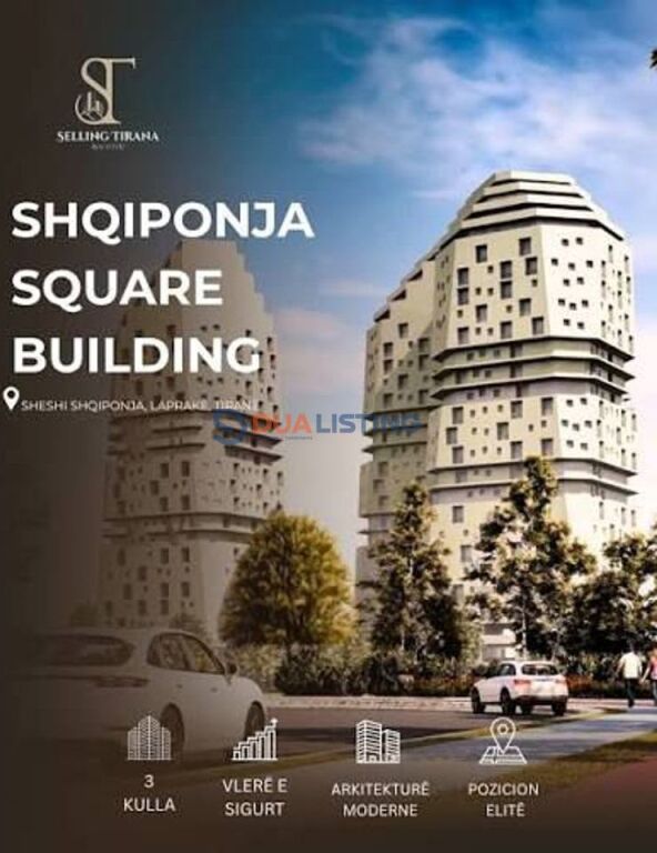 Shesim Apartament 2+1 te Shqiponja Building, Cmim okazion per pak kohe