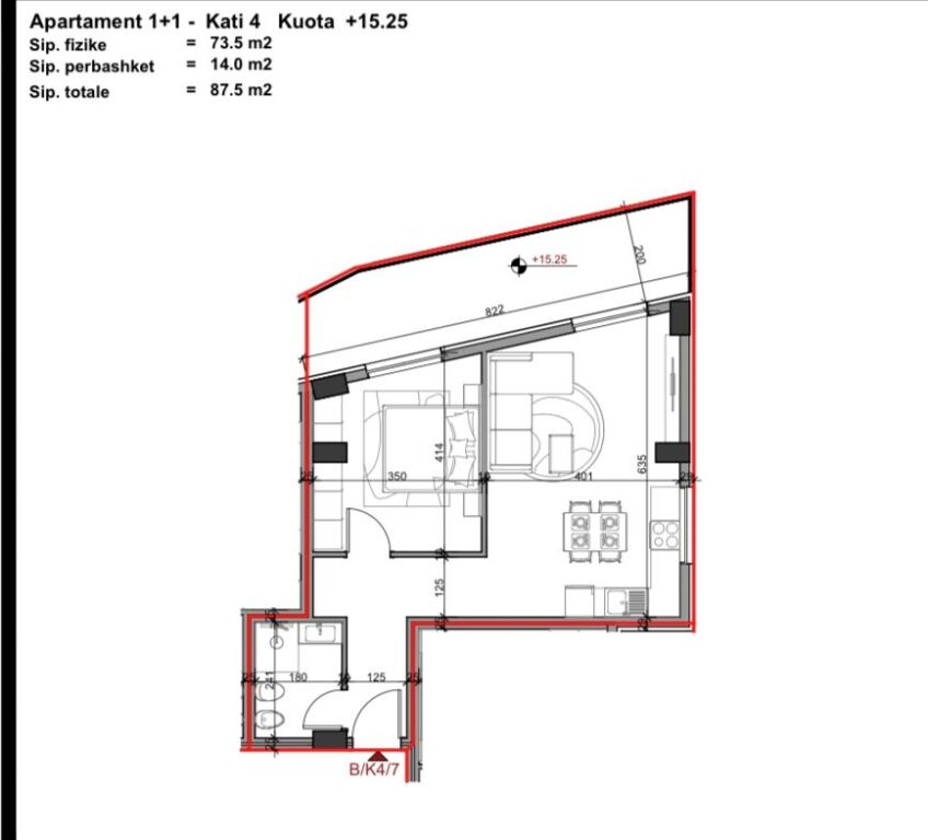 Shesim Apartamente 1+1 tek Aluna 5!