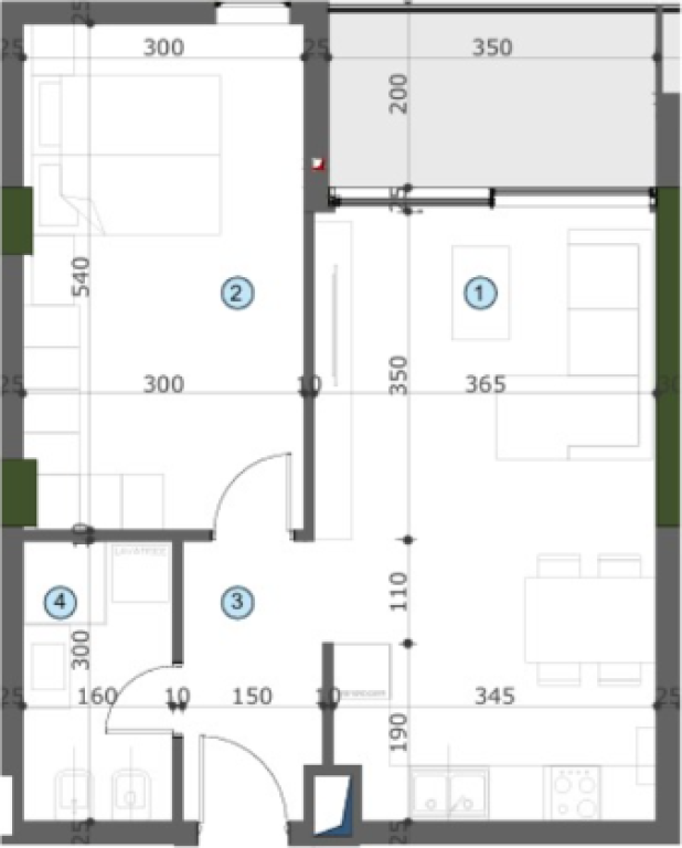 ✨ Shitet Apartament 1+1 tek MOA Residence!✨