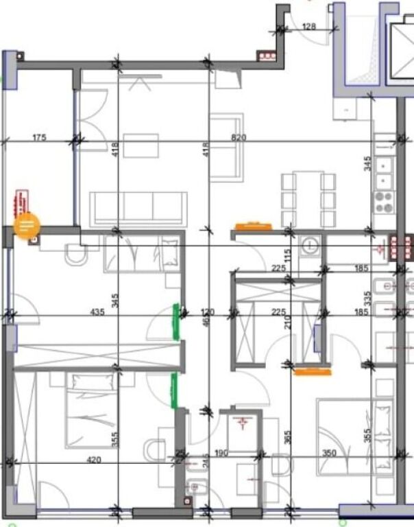 ‼️OKAZION‼️APARTAMENT 3+1 + 3 PARKIME PER SHITJE TEK FOREST RESIDENCE
