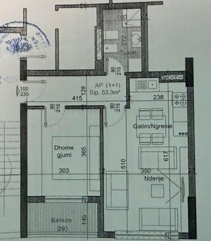 🏡 Shitet Apartament 1+1  📍 Bulevardi Migjeni