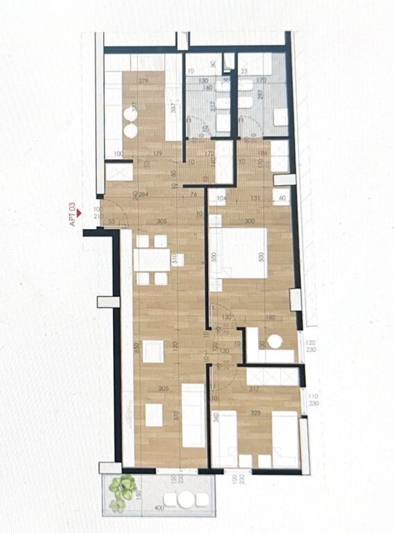 Appartamento in vendita 2+1+2 presso la residenza Turdiu