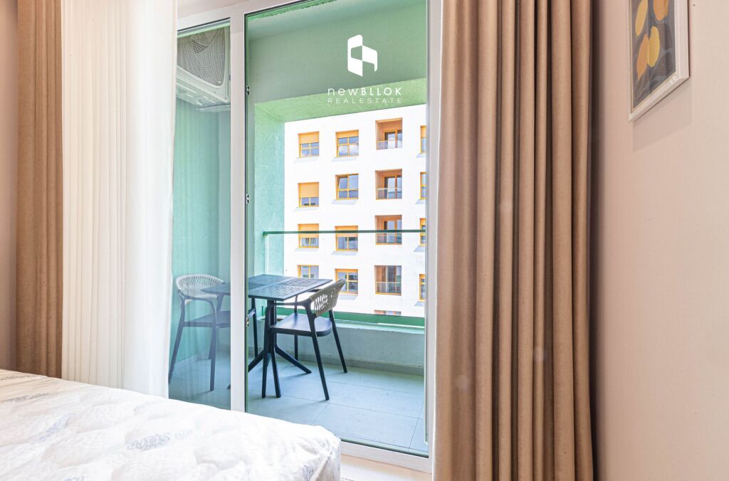 Me Qera: 🏡 Apartamenti 1+1 më Luxury në Residencën Kadiu - Ali Demi📍) 100% I Ri | 50m², Kati 7 (P2026) Cdo gjë në Qese | 45.000 Leke/Muaj ✨
