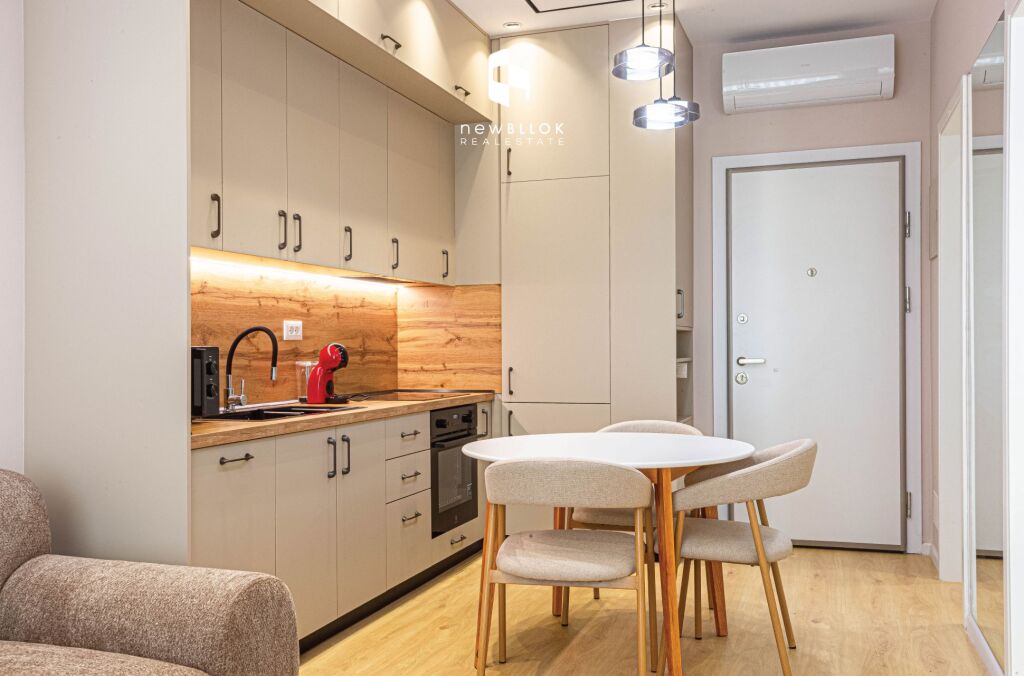 For Rent: 🏡 The Most Luxury 1+1 Apartment in Kadiu Residence - Ali Demi📍 100% Brand New | 50m², 7th Floor (P2026) Everything Brand New | 45,000 Lek/Month ✨