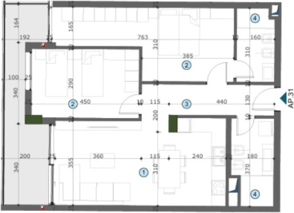 ✨ Shitet Apartament 2+1+2 tek MOA Residence – Kashar, pranë Casa Italia ✨